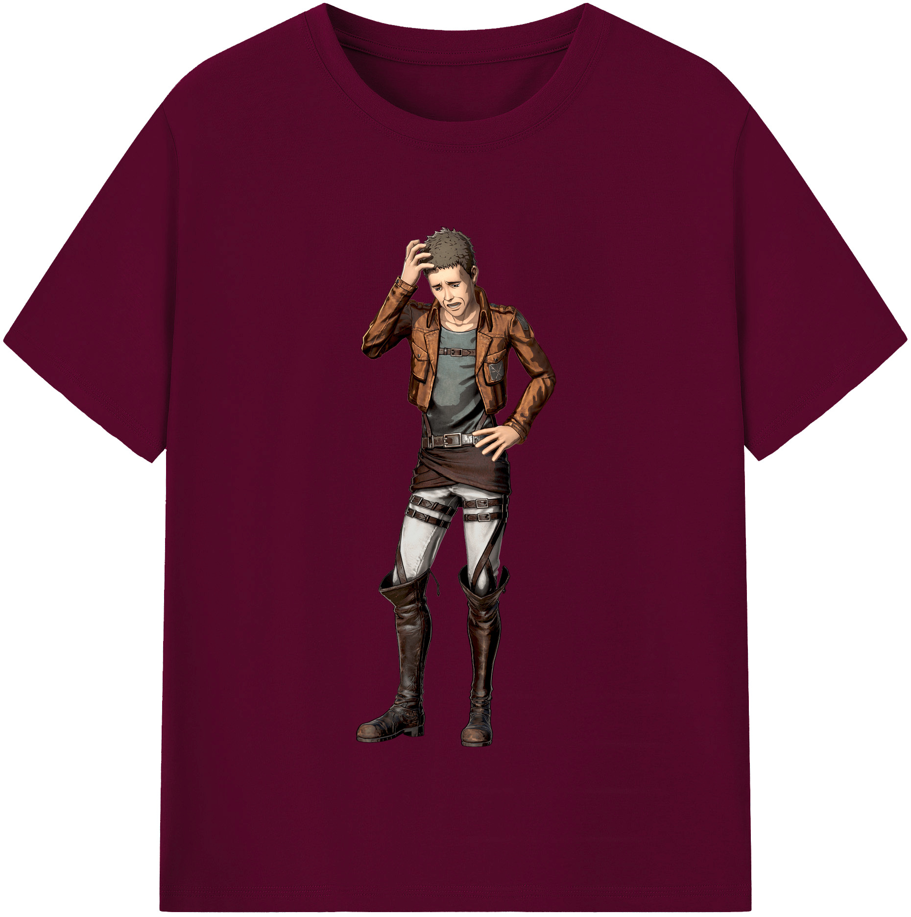 （画像用） 進撃の巨人 Attack on Titan レディースカジュアルプリントTシャツ（綿100％）